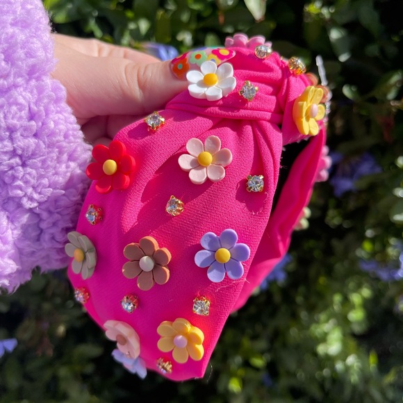 Spring flowers headband - Picture 3 of 3